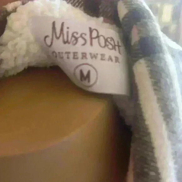 Miss Posh outerwear plaid winter jacket size M - Picture 11 of 11